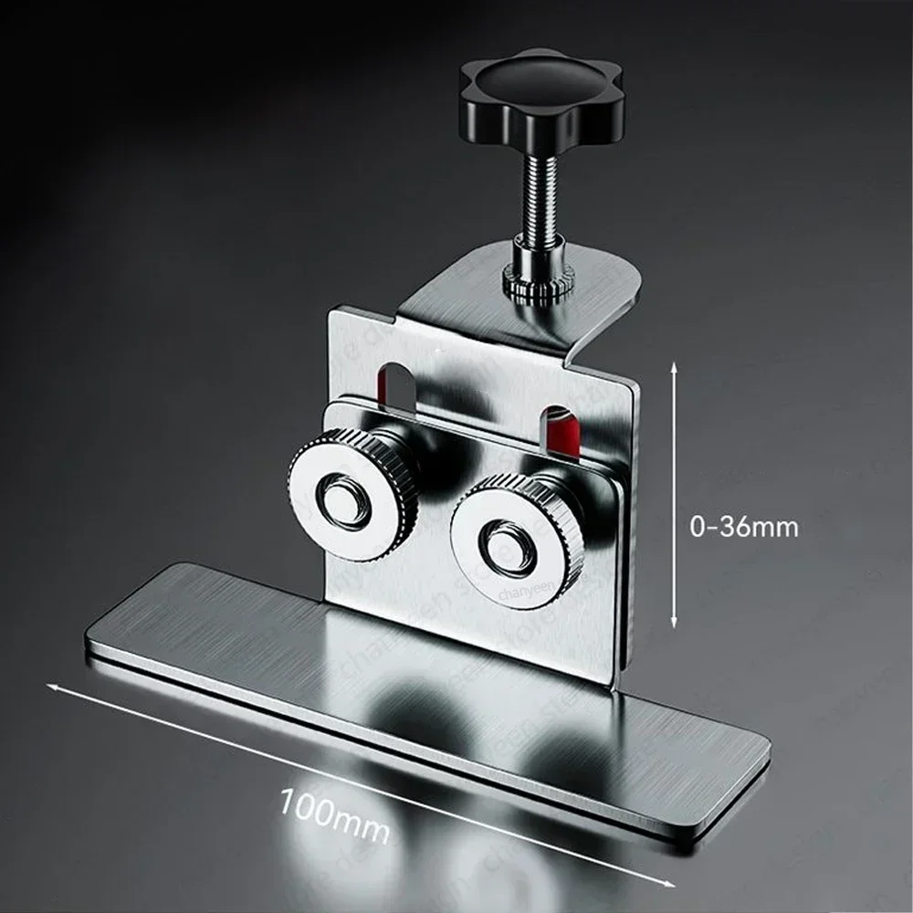 Furniture Hardware China - 木工キャビネットアライメントクランプステンレス鋼引き出しフロント固定治具調整可能なネジノブ家具組立ツール