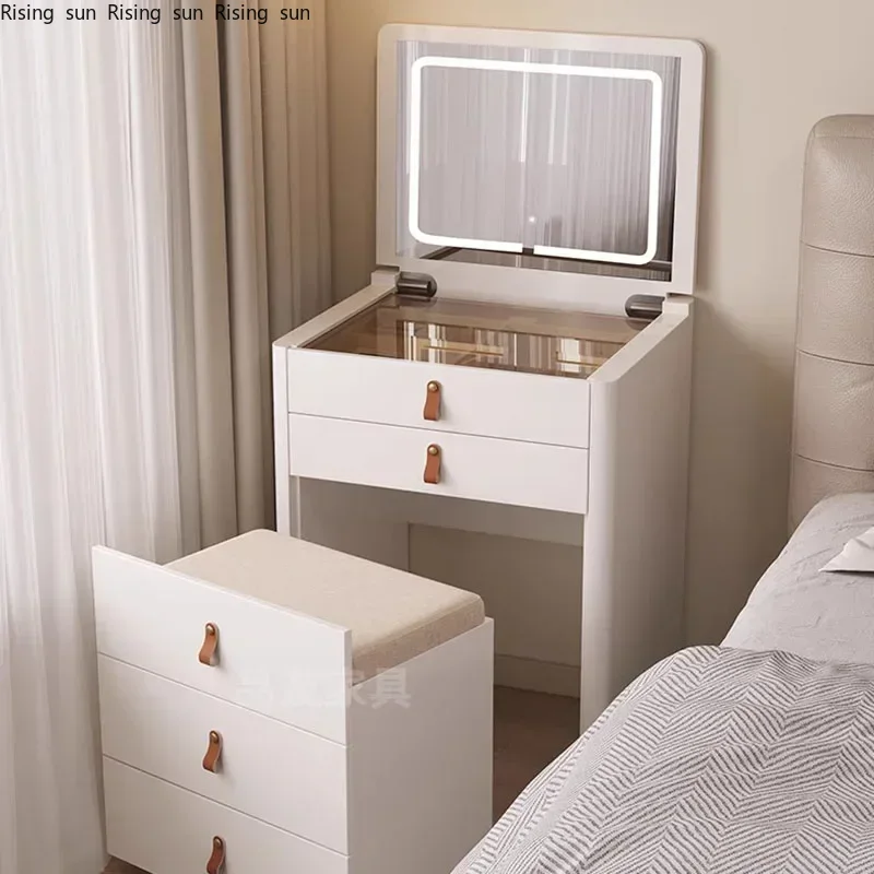 Z. A. Furniture - 北欧風ドレッサー寝室用高級収納女性用ドレッシングコンテナオーガナイザー化粧台メイクアップ家具