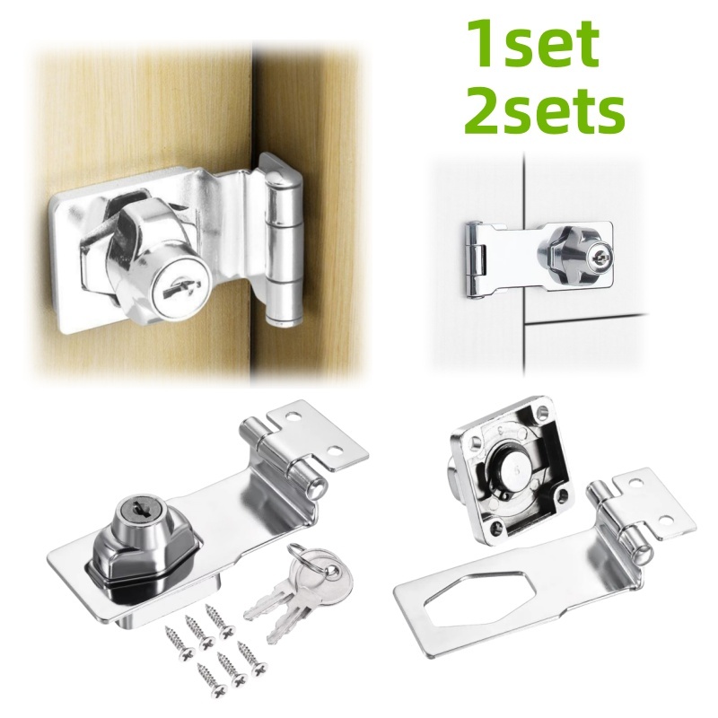 Furniture Hardware China - 1/2 セットのノブスタイル家具安全ロック、キャビネット、引き出しロック、キーとネジ付きハードウェアアクセサリーに適しています。