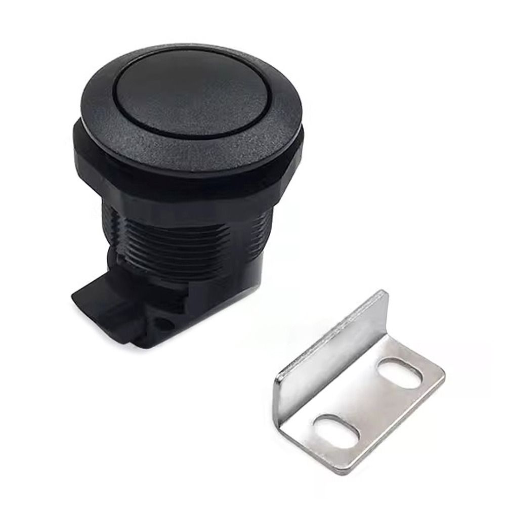 Furniture Hardware China - 耐久性のあるキャラバン食器棚 RV キャビネットプッシュボタンラッチドアノブプラスチック引き出しラッチホームロックキャッチ