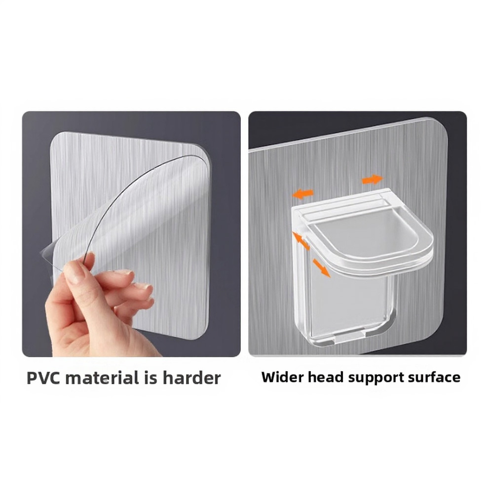 Shelf Peg Support - 透明なプラスチックピン シェルフサポートペグ 簡単に取り付けられるシェルフクリップ 粘着式クリップ 本棚の取り付け