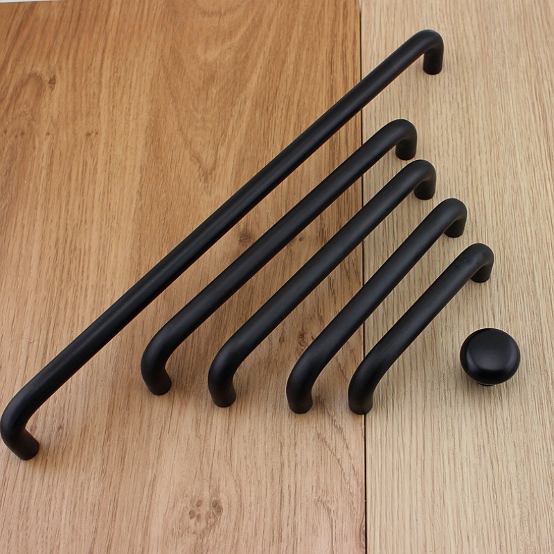 Furniture Hardware China - キッチン食器棚ハンドル,マットブラック,無地,引き出し,家具,長さ600mm