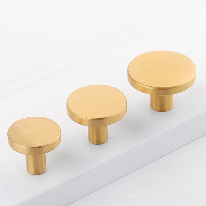 ラウンド真鍮キッチンキャビネット引き出しノブゴールド家具食器 - Drawer Pull Gold のレビューと価格