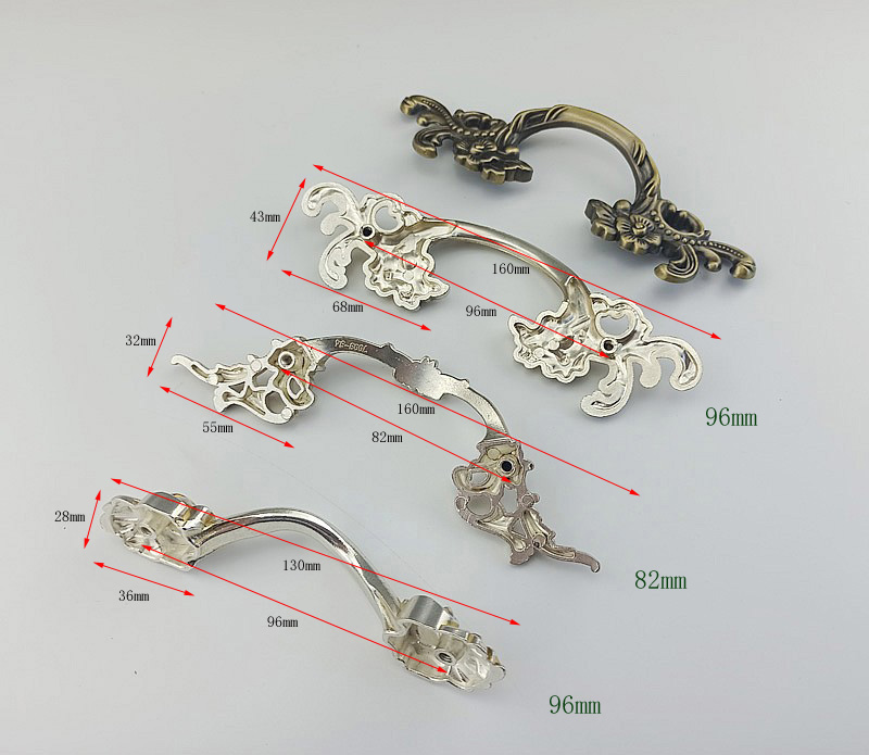 アンティークシルバークラシック家具ハードウェアハンドルキッチ - Vintage Furniture Hardware Pulls のレビューと価格