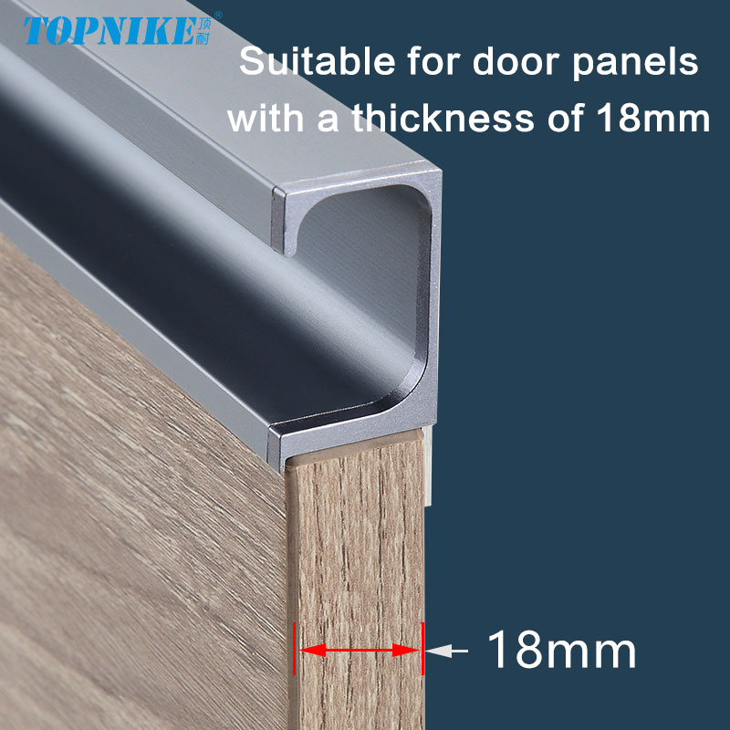 フィンガープル G字型溝なし隠しアルミニウムプロファイルエッ - Furniture Hardware China のレビューと価格