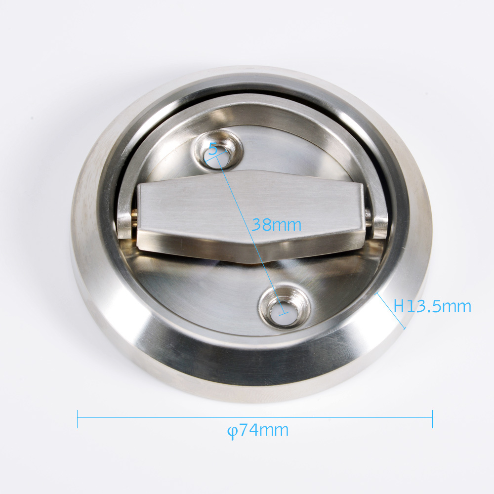 ステンレス鋼の隠しキャビネットノブとハンドルラウンド凹型食器 - Furniture Hardware China のレビューと価格