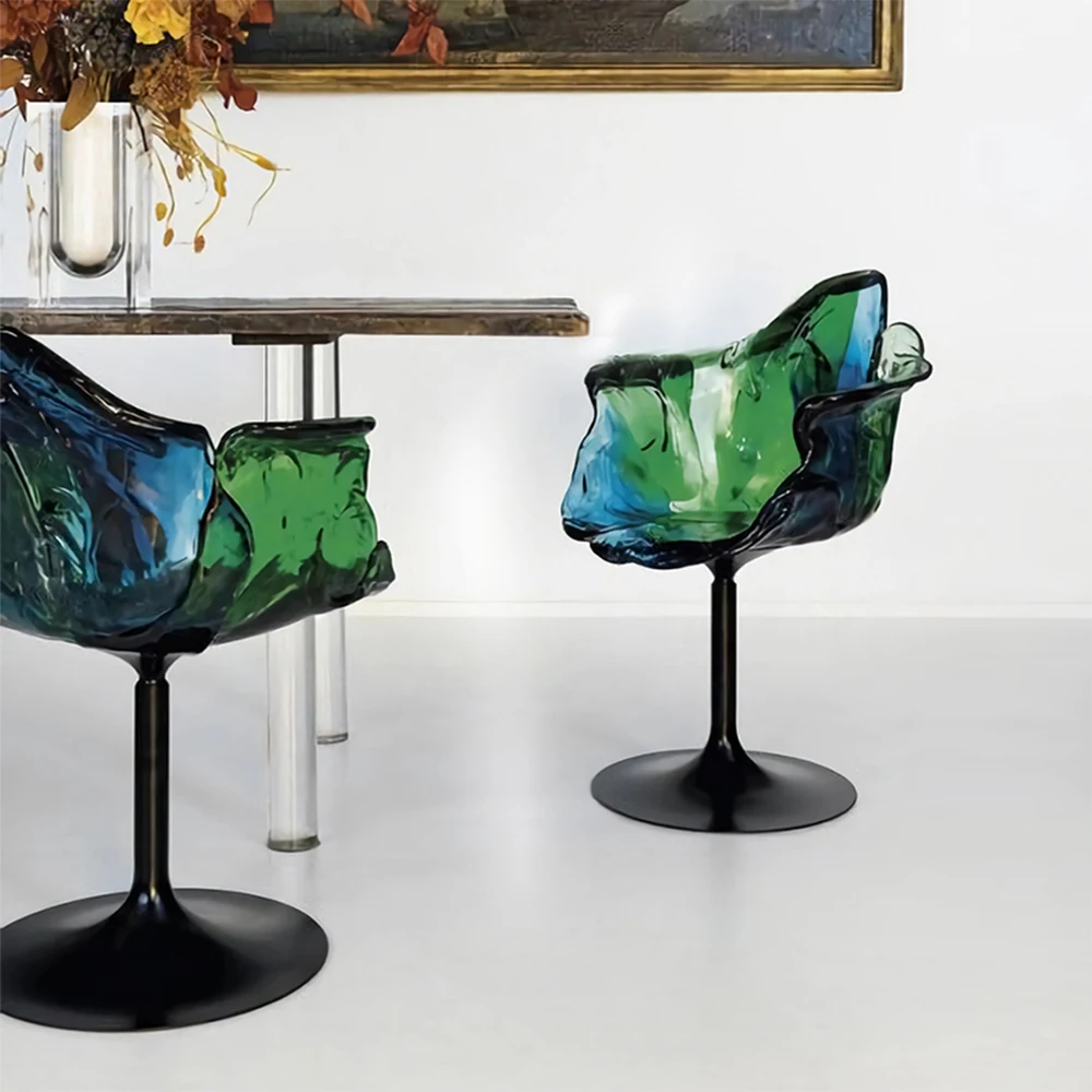 イタリア製樹脂シートと金属ベースの回転式レジャーチェア、会議 - Z. A. Furniture のレビューと価格