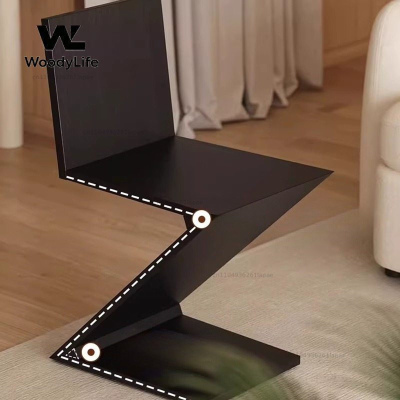 ウォールナットヴィンテージ無垢材ダイニングチェア、Z型背もた - Z. A. Furniture のレビューと価格