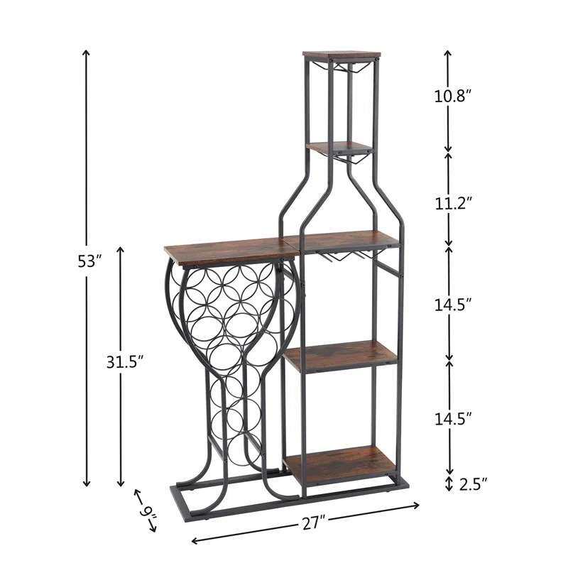 Z@*ヨーロッパスタイルの鉄製ワインラック＆グラスホルダー家 - Z. A. Furniture のレビューと価格