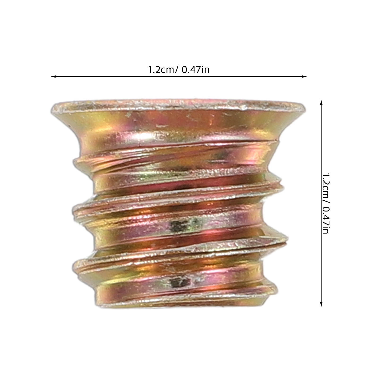 50 個 M6x10mm 木製ねじ込みインサートナット家具ハ - Furniture Hardware Threaded Inserts のレビューと価格