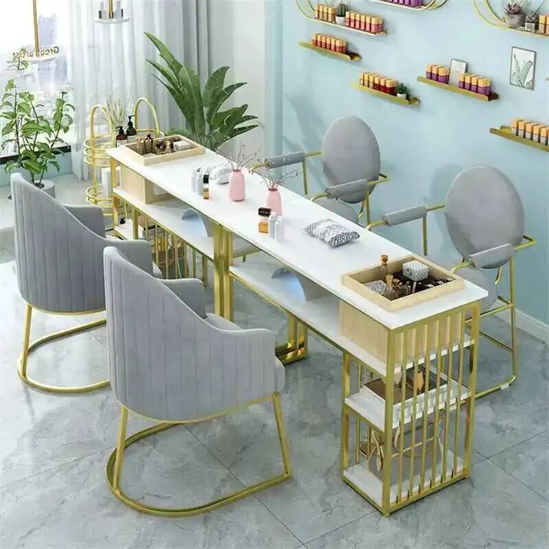 テーブルチェア モダンミニマリスト 大理石ネイルセット サロ - Z. A. Furniture のレビューと価格