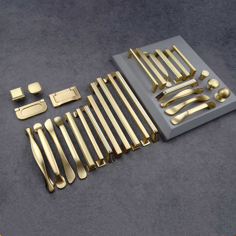 ゴールド家具ハンドルアルミキッチンプルワードローブキャビネッ - Drawer Pull Gold のレビューと価格