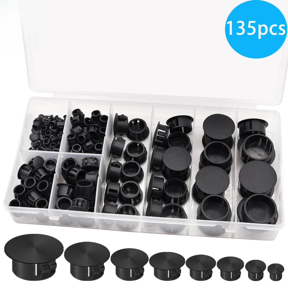 135 個ブラックカバーネジ式プラグヘッド家具ワッシャープラ - Furniture Hardware Types のレビューと価格