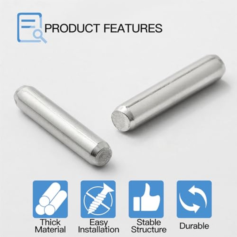 金属製ダボピン、5 x 25 mm棚支持ペグ、固定要素用研磨 - Shelf Peg Support のレビューと価格