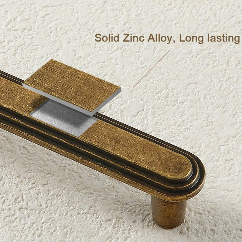 レトロハンドルアンティーク真鍮キャビネット取手キッチン家具と - Vintage Furniture Hardware Pulls のレビューと価格
