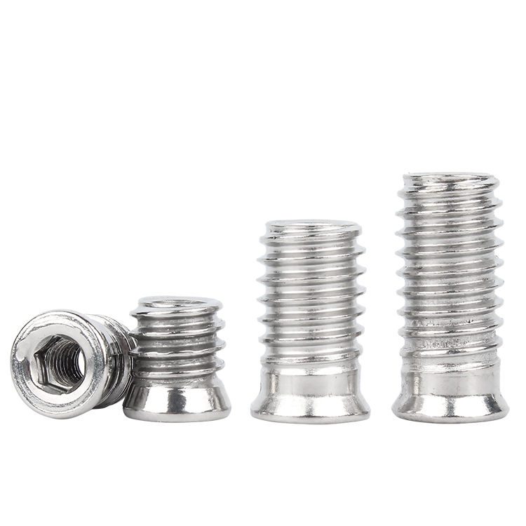304 ステンレス鋼六角ソケット皿穴インサートナット M4  - Furniture Hardware Threaded Inserts のレビューと価格
