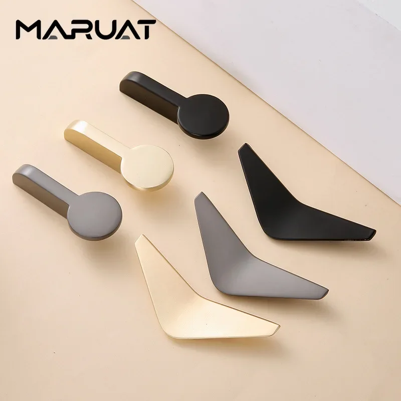 亜鉛合金シングルホールクローゼットドアハンドル、モダン家具プ - Drawer Pull Gold のレビューと価格