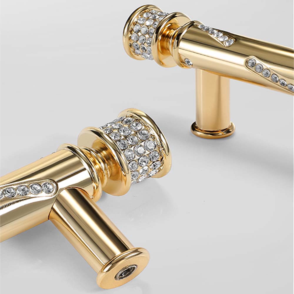 デラックスゴールドライトキャビネットハンドル,引き出しハンド - Drawer Pull Gold のレビューと価格
