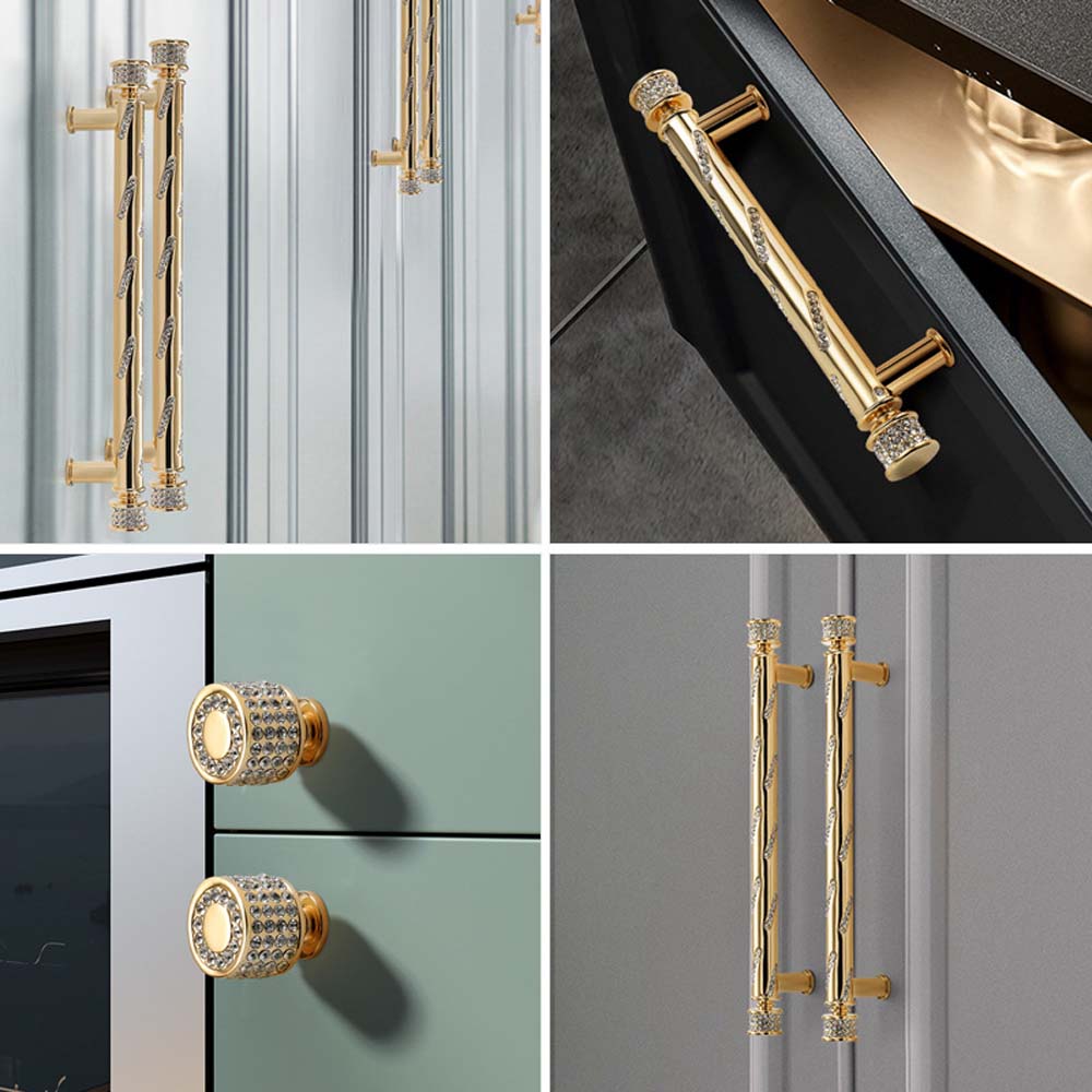 デラックスゴールドライトキャビネットハンドル,引き出しハンド - Drawer Pull Gold のレビューと価格