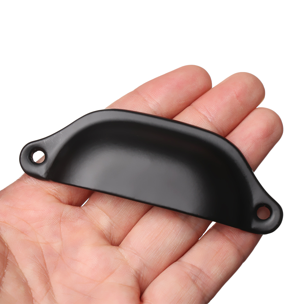 2個アンティーク真鍮シェルプルハンドルレトロ鉄ワードローブド - Vintage Furniture Hardware Pulls のレビューと価格
