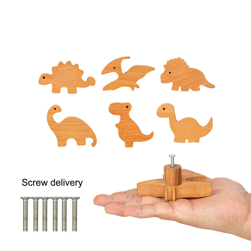 キャビネットドアハンドル子供部屋クリエイティブかわいい恐竜ユ - Furniture Hardware China のレビューと価格