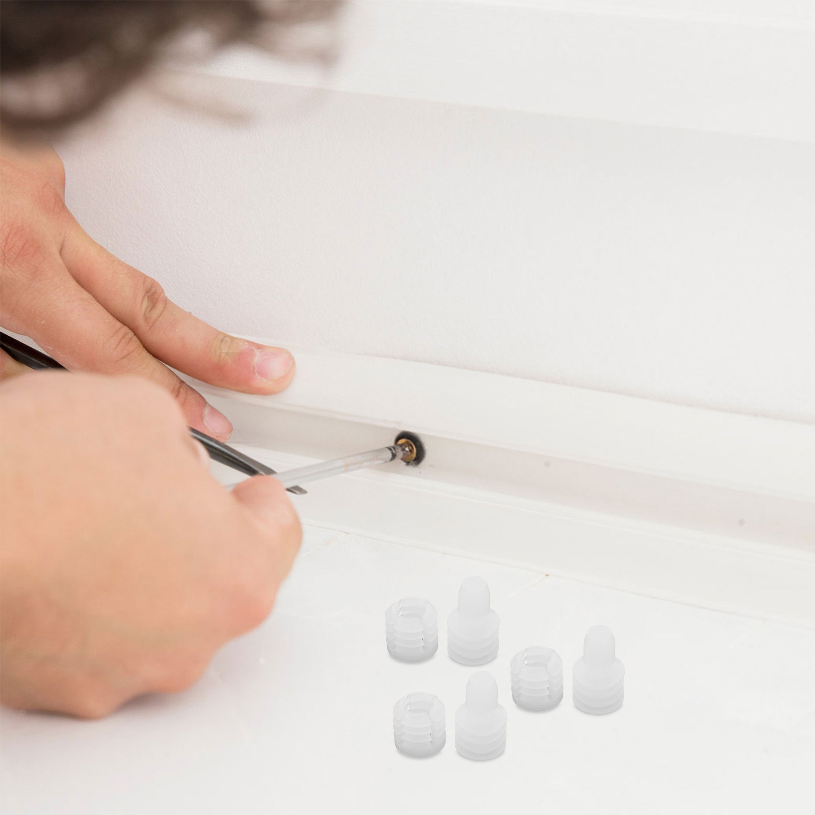20個入り キャビネット金具 事前に挿入されたナット ダボコ - Furniture Hardware Threaded Inserts のレビューと価格