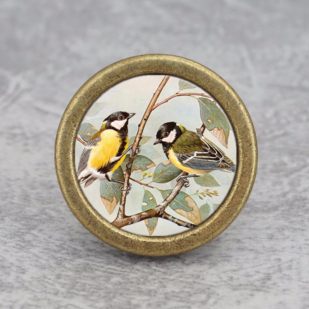 Two Birds--引き出しノブ ヴィンテージキャビネット - Vintage Furniture Hardware Pulls のレビューと価格